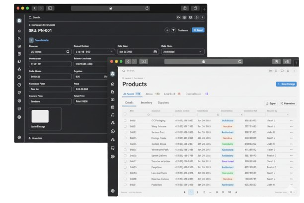 XPack ERP Modernized Interface